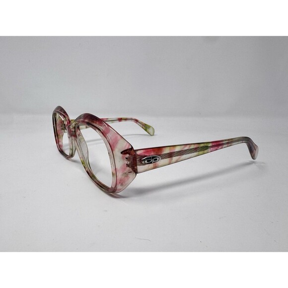 Vintage Confetti Acetate Eyeglass Frames Only 50-17-135 British Hong Kong NOS B main image 8